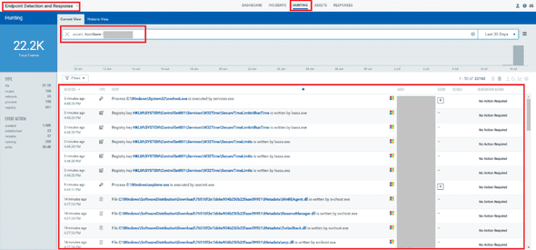 EDR User Interface