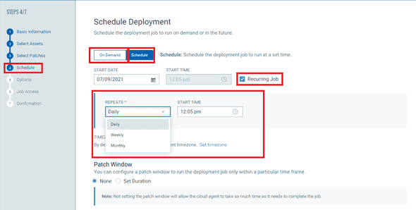 PM Deployment Job/ PM Uninstall Job