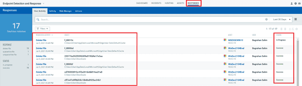 Remediation with EDR