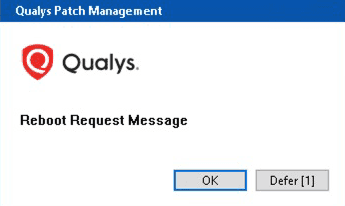 Reboot Request Message