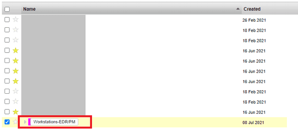 EDR-enabled Configuration Profile