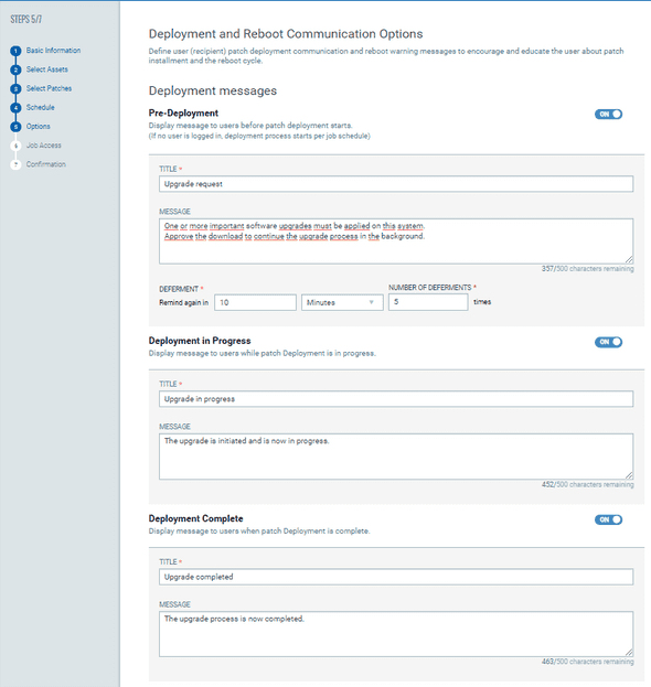 PM Patching deployment