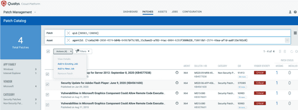 Detect Vulnerabilities and Missing Patches