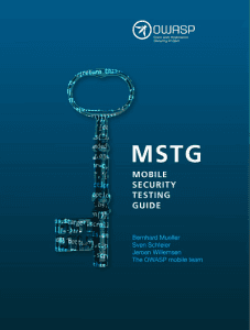 OWASP Mobile Security Testing Guide (MSTG)