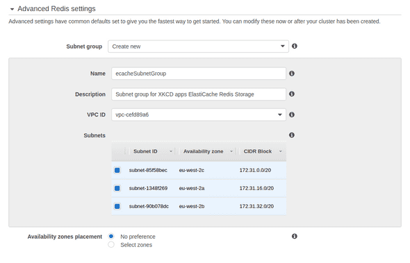Advanced Redis Settings