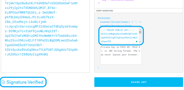 JWT verification 